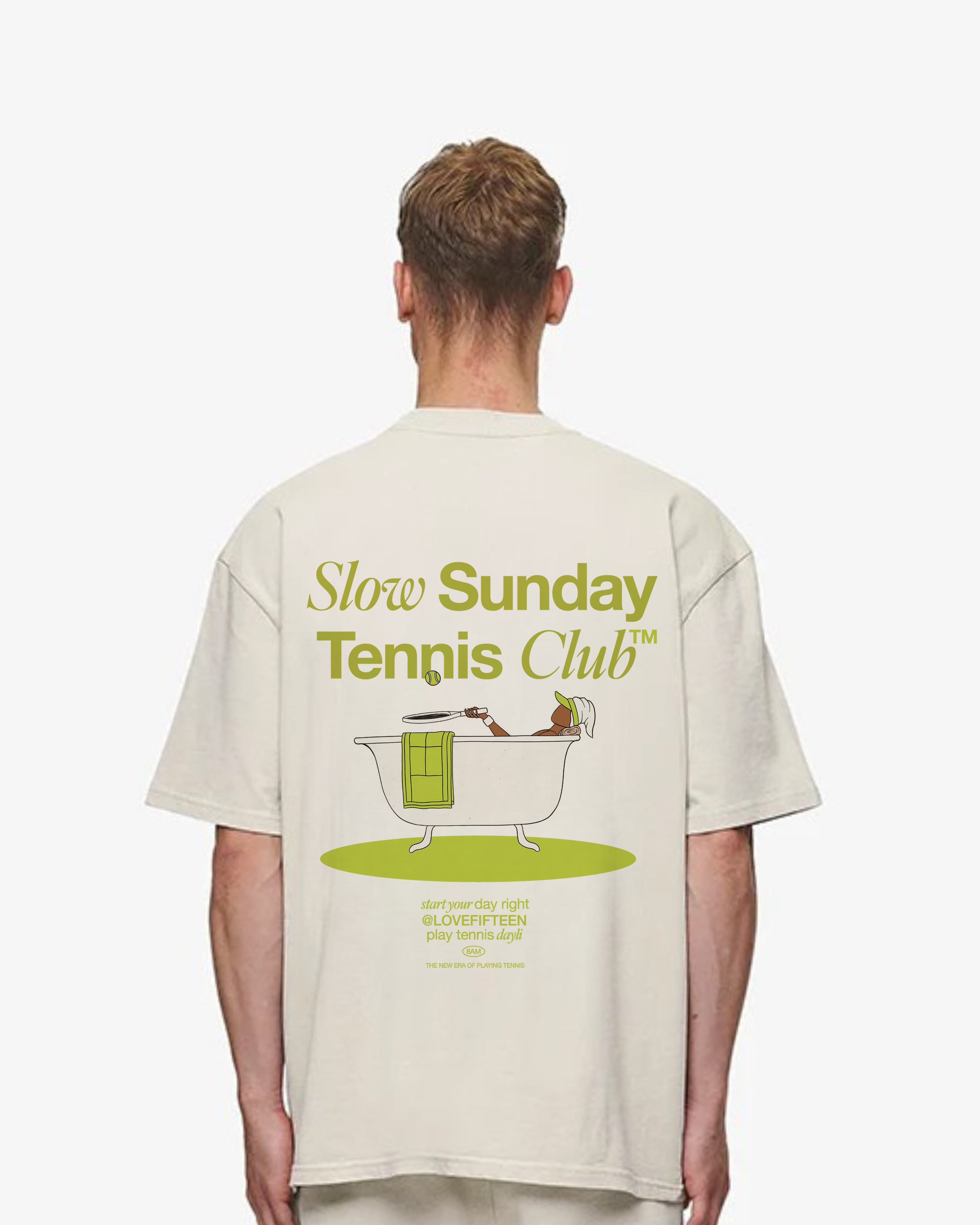 Slow Sunday Tennis Club Oversized Shirt