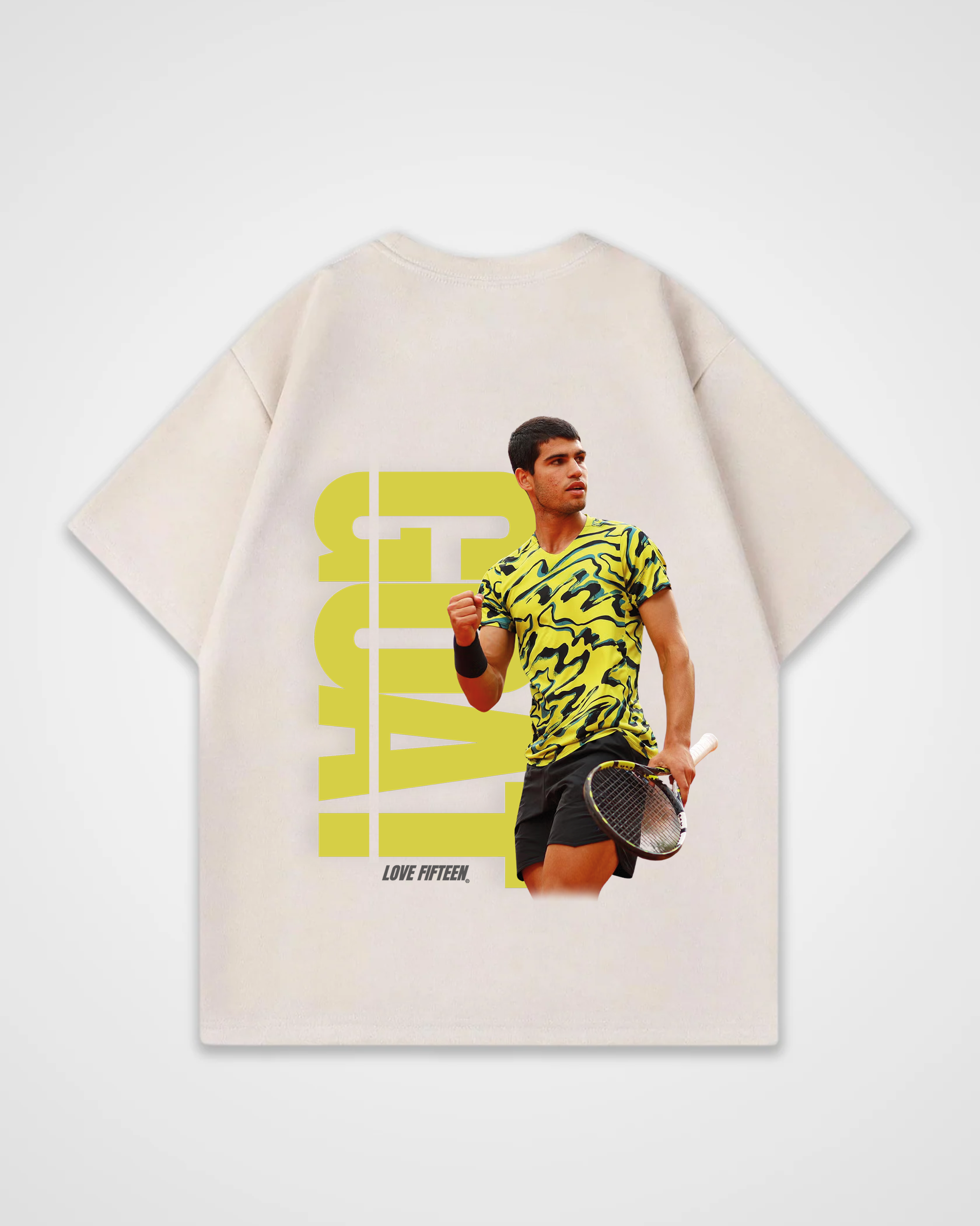 Carlos Alcaraz Goat yellow Oversized Shirt