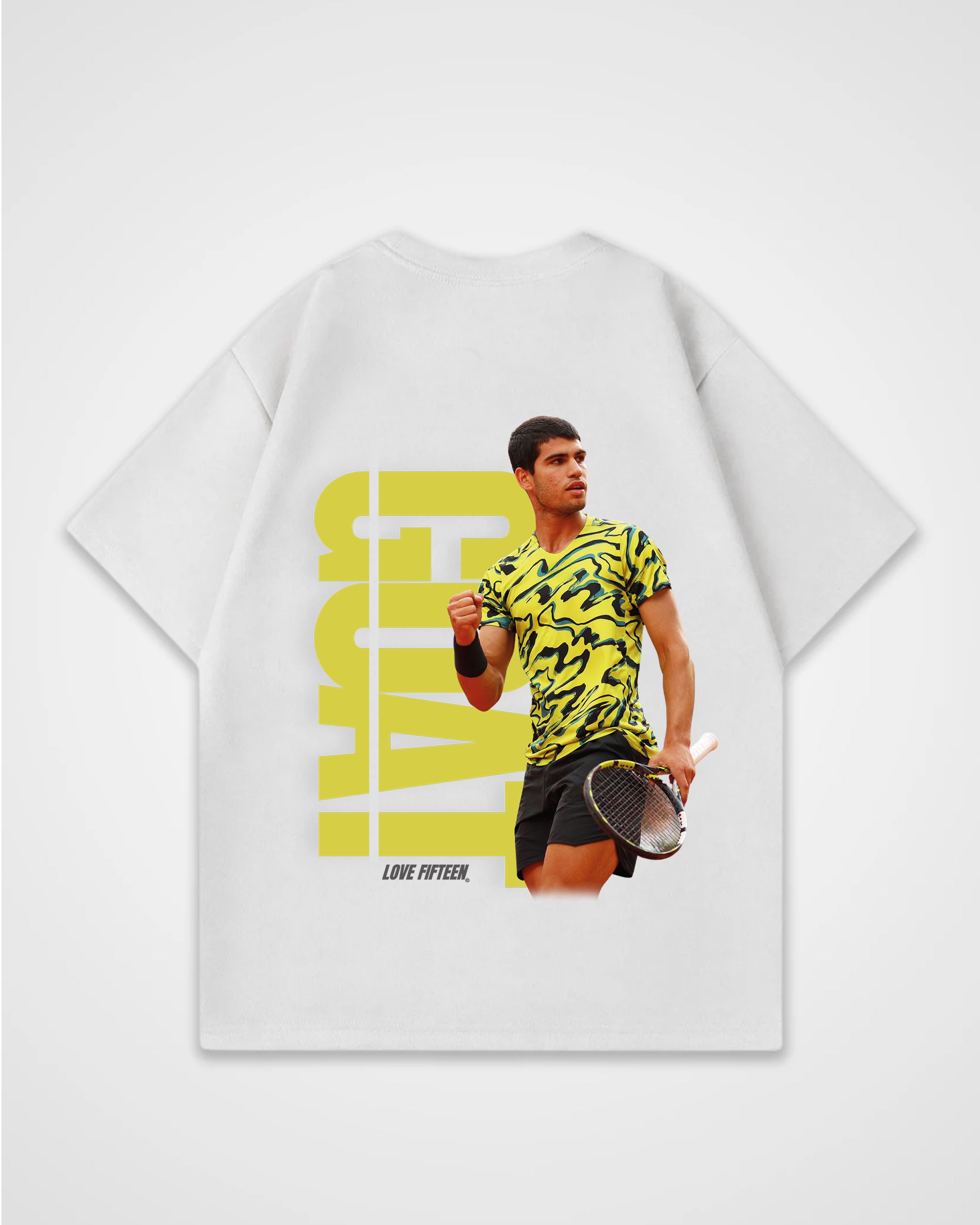 Carlos Alcaraz Goat yellow Oversized Shirt
