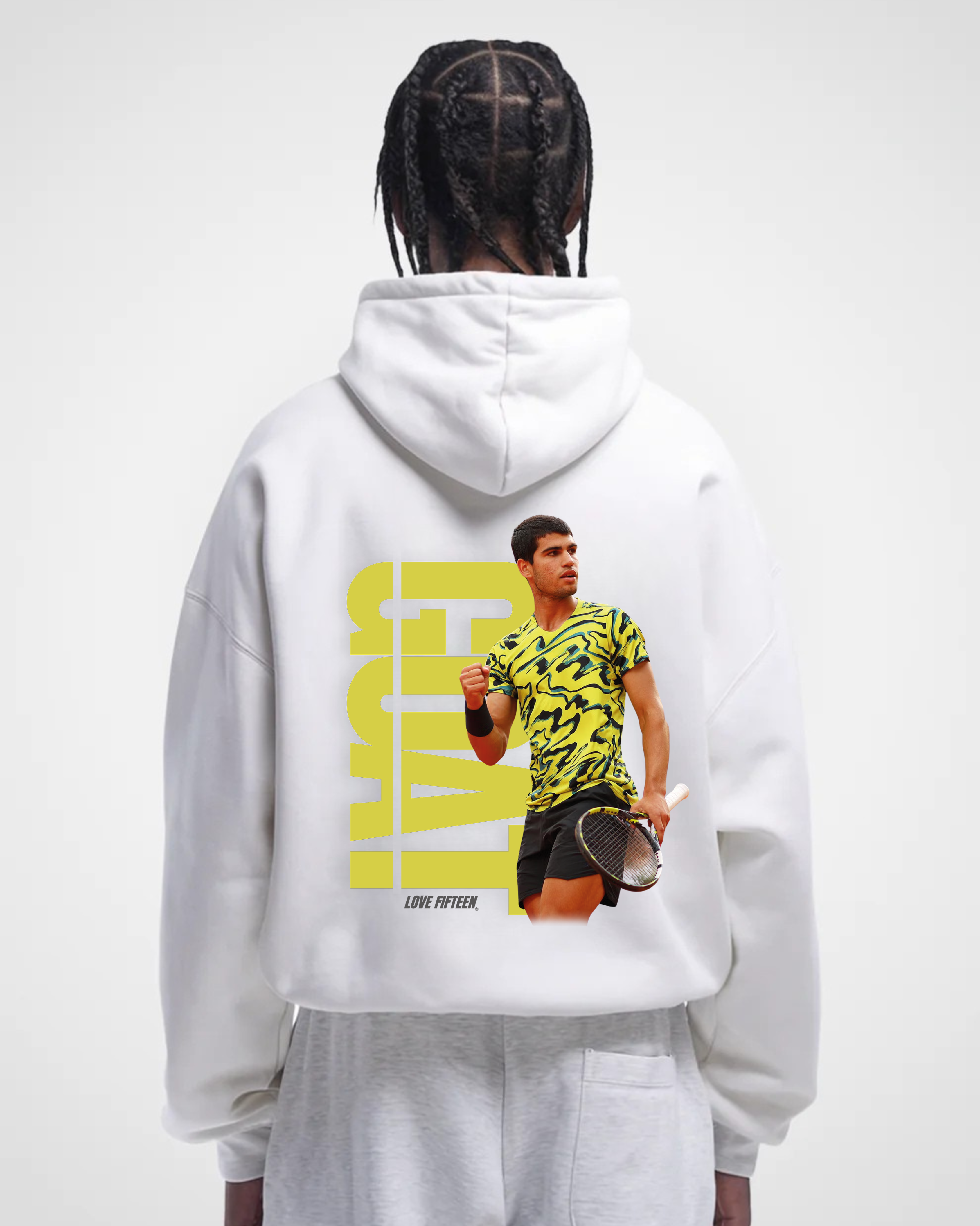Carlos Alcaraz Goat yellow  Oversized Hoodie