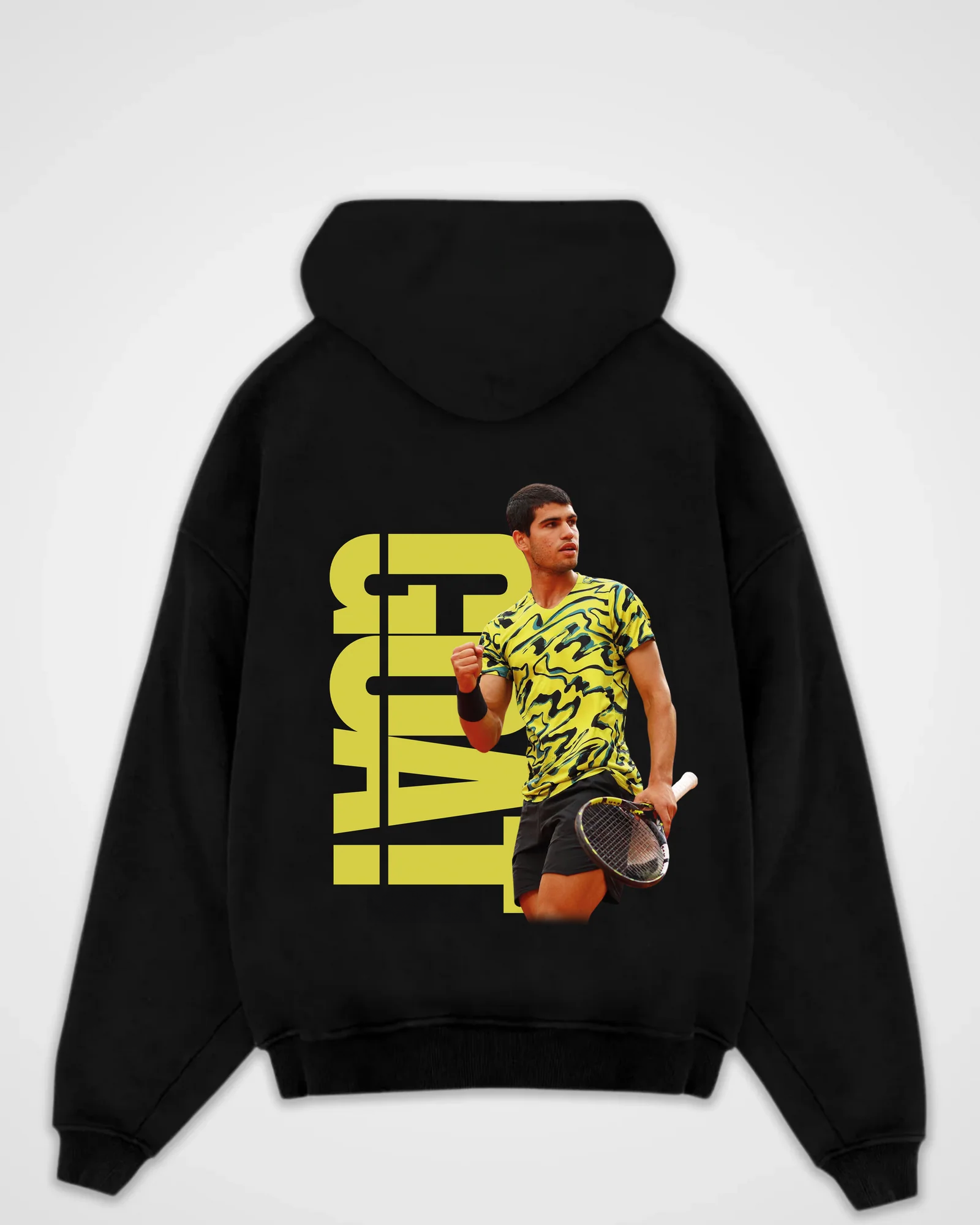 Carlos Alcaraz Goat yellow  Oversized Hoodie