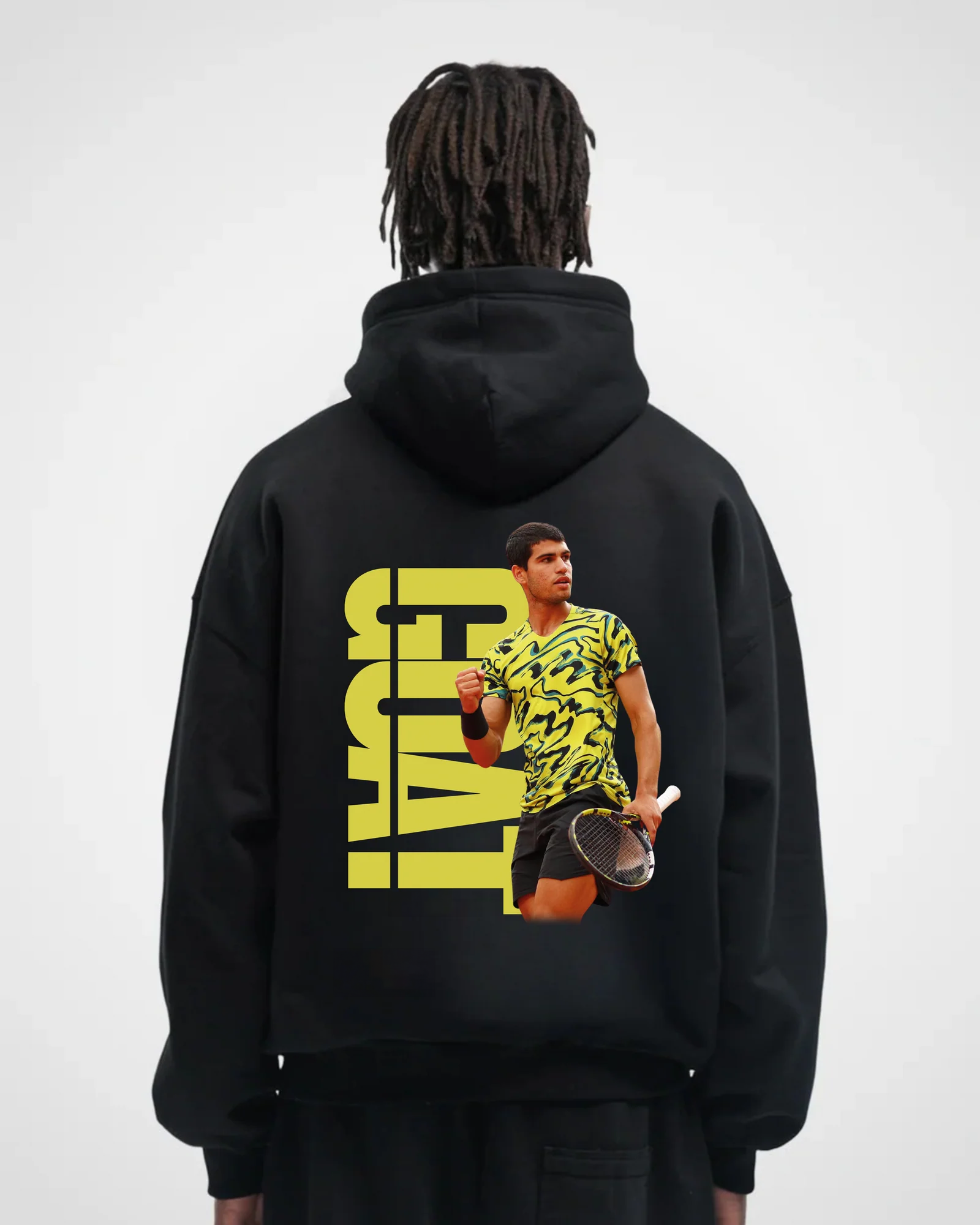 Carlos Alcaraz Goat yellow  Oversized Hoodie