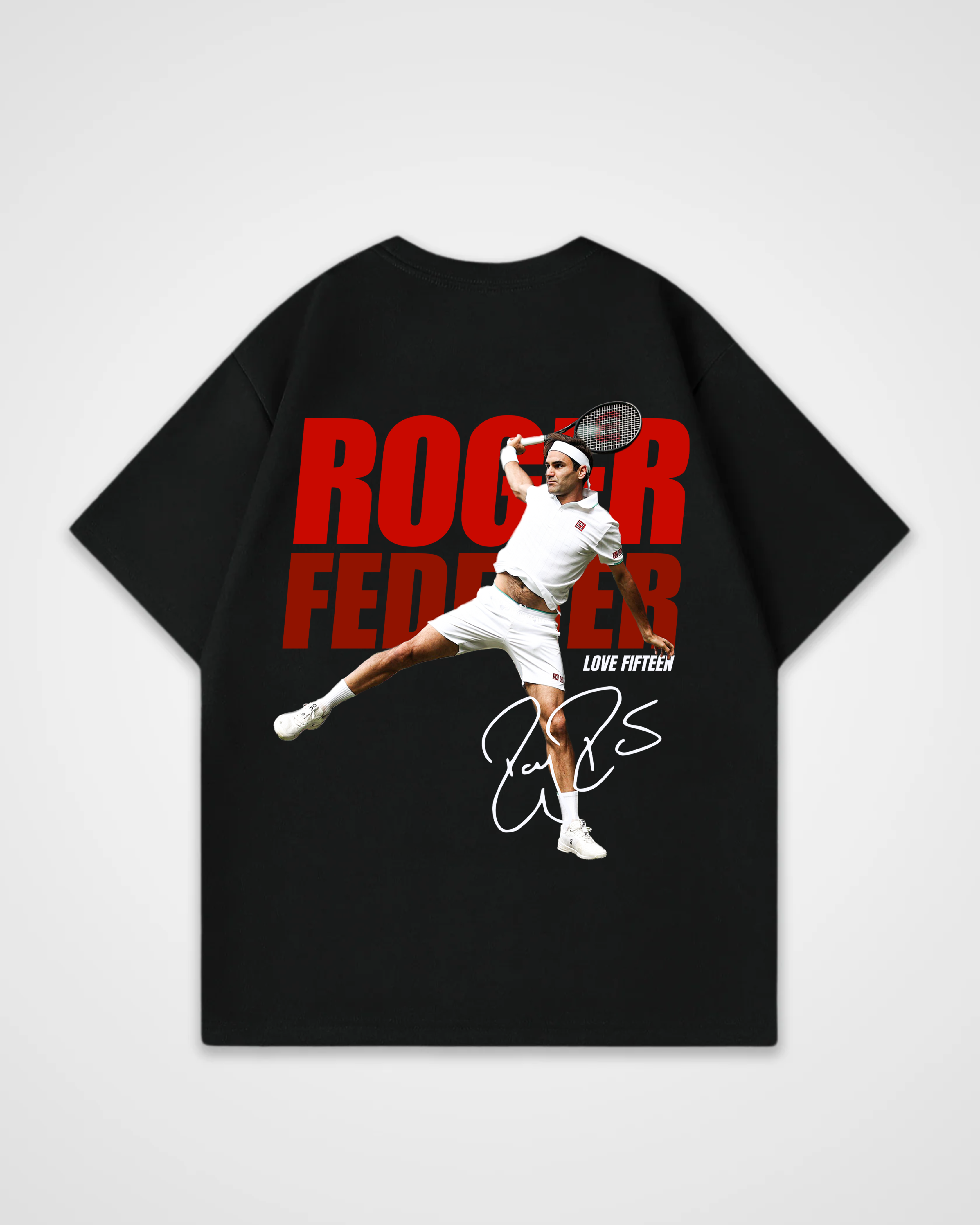 Roger Federer backhand Merch Oversized Shirt