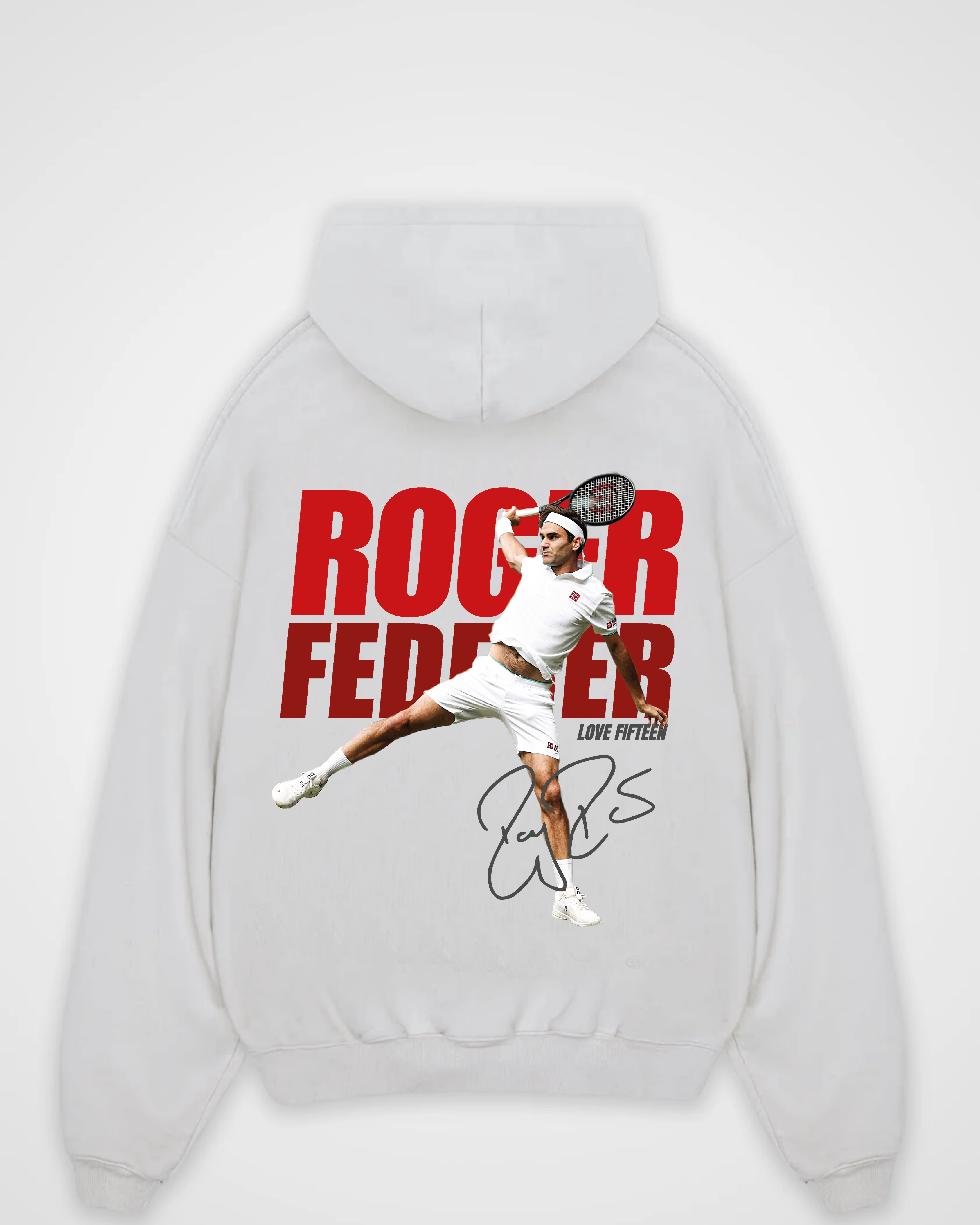 Roger Federer backhand Merch Oversized Hoodie