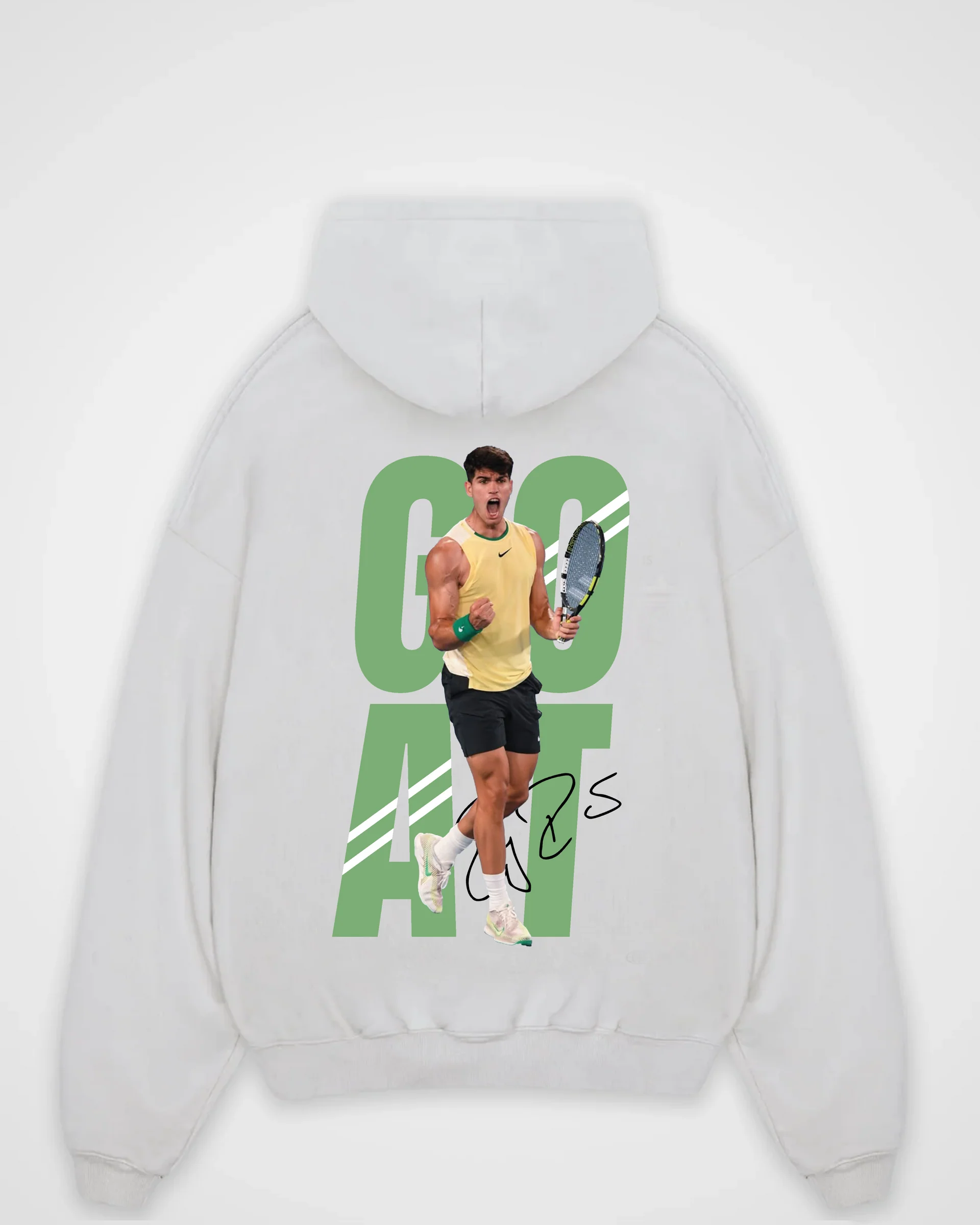 Carlos Alcaraz Goat Merch Oversized Hoodie