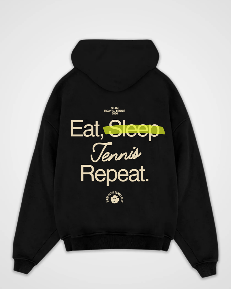 Tennis Repeat Oversized Hoodie