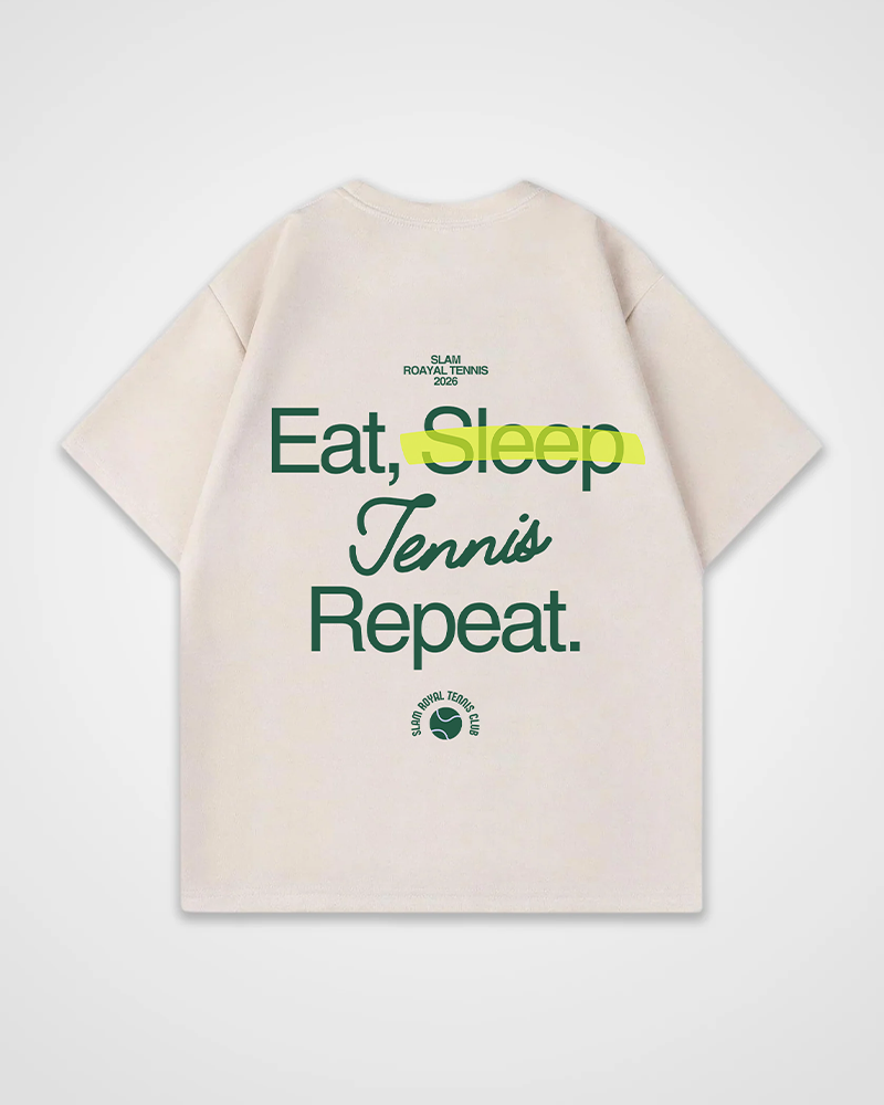 Tennis Repeat Oversized Shirt