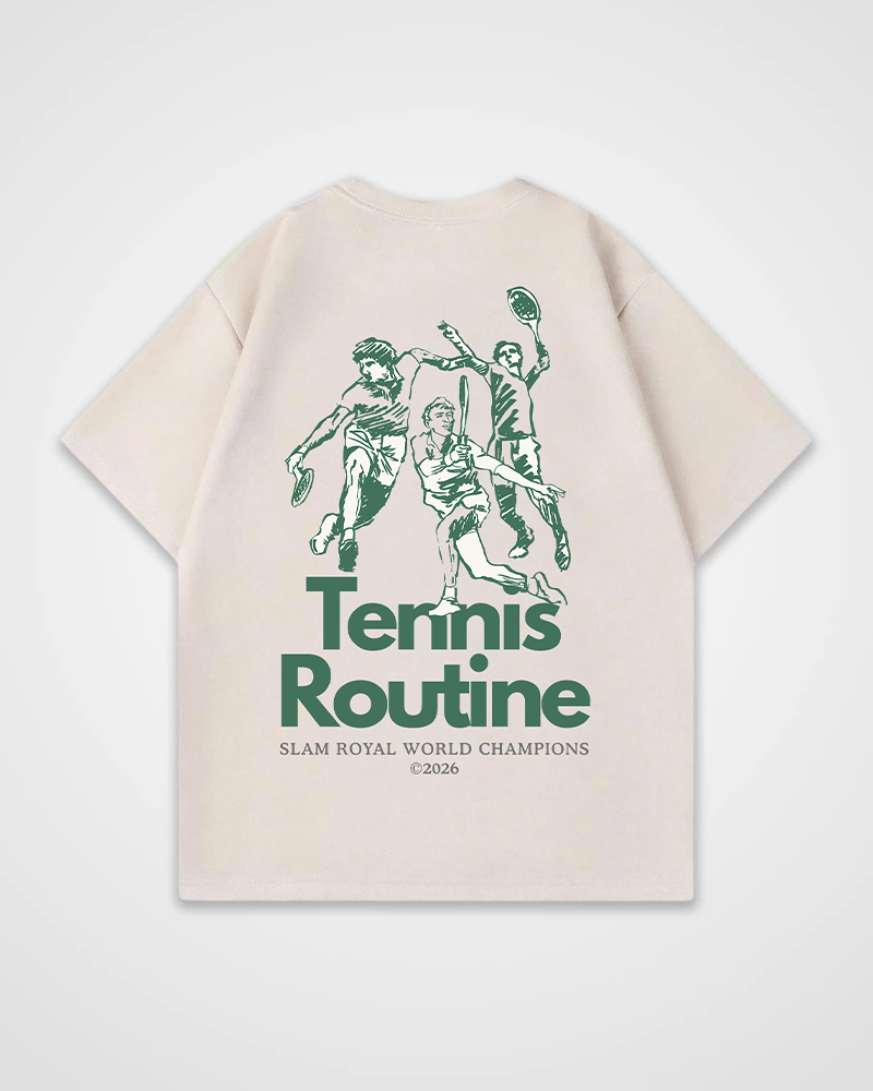 Tennis Routine Oversized Shirt