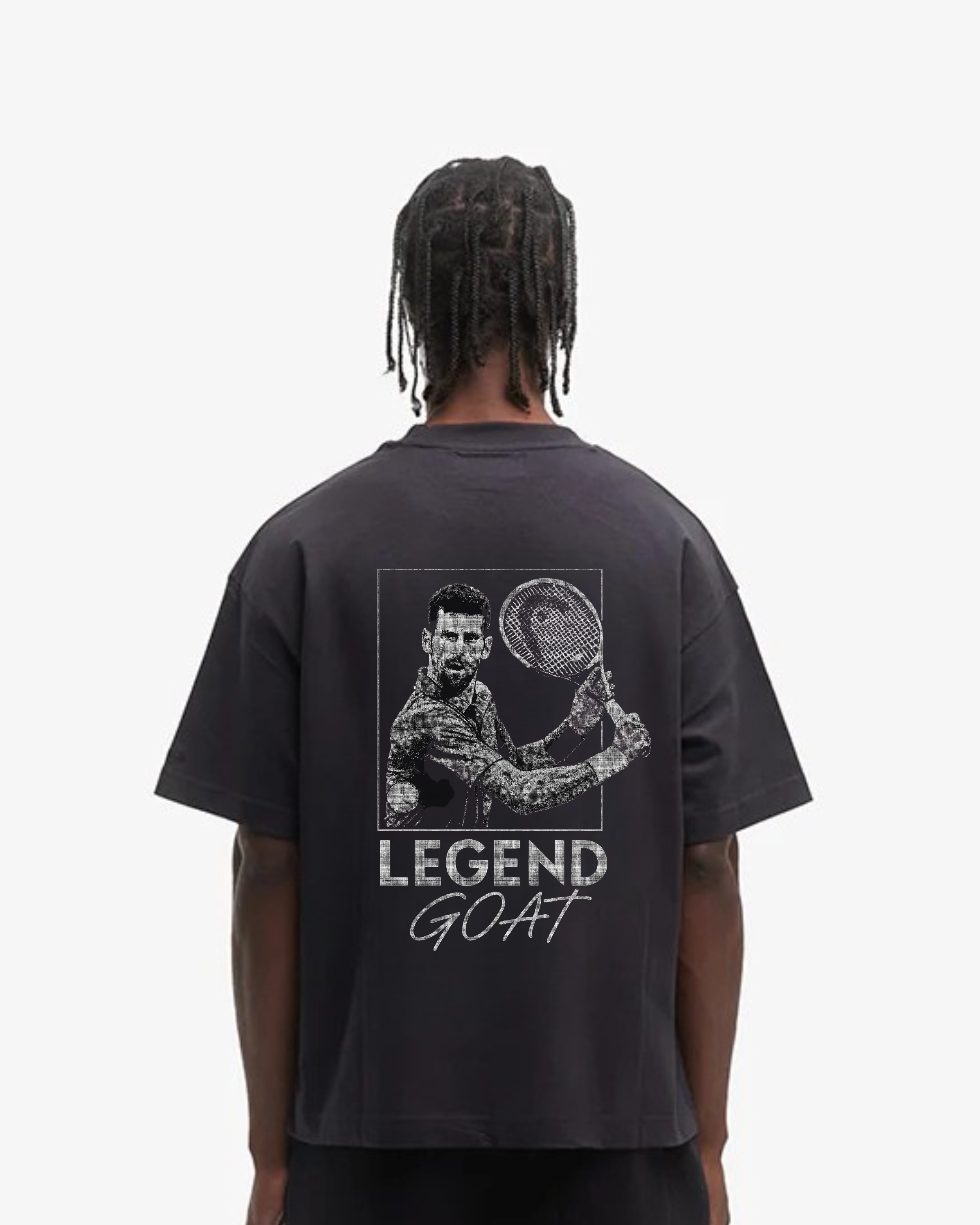 Novak Djokovic Legend/Goat Merch Oversized Shirt