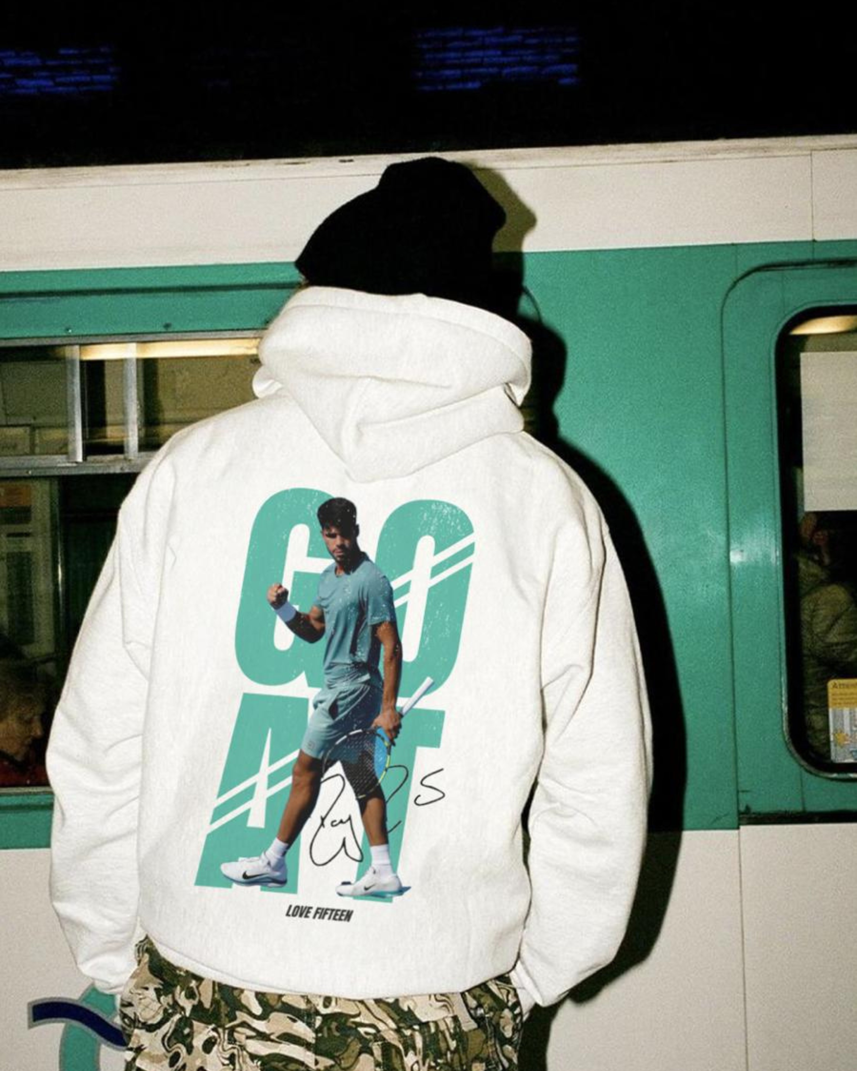 Carlos Alcaraz Goat Merch Oversized Hoodie