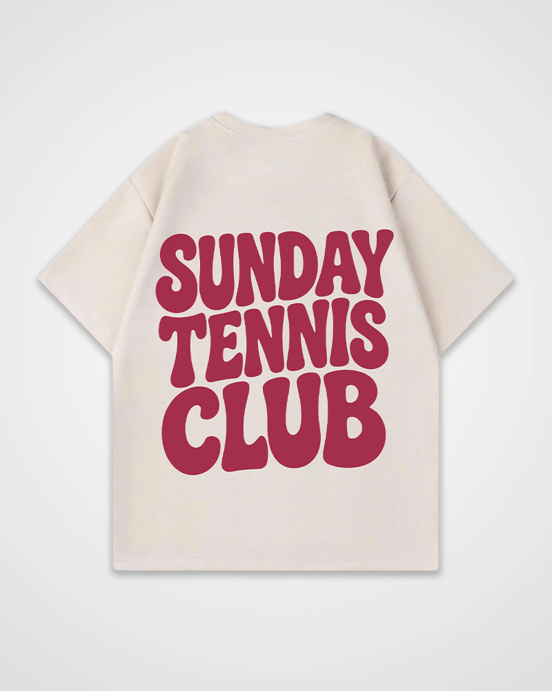 Sunday Tennis Club Oversized Shirt
