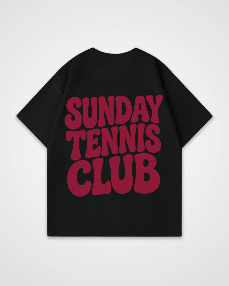 Sunday Tennis Club Oversized Shirt
