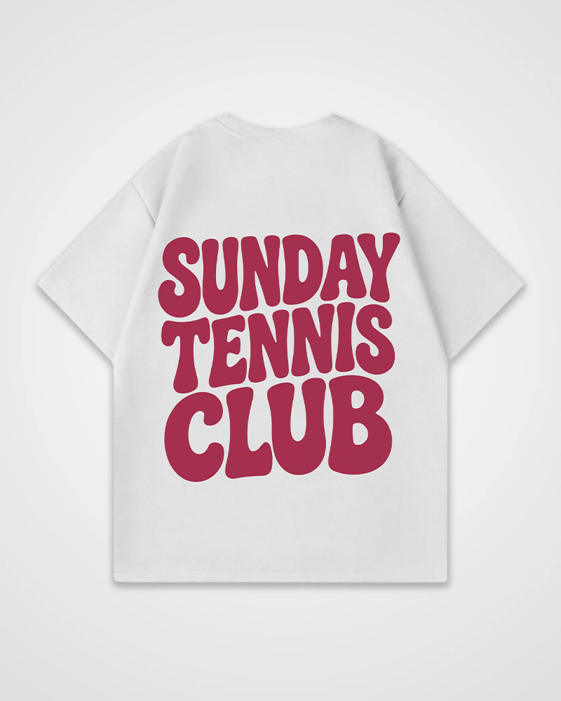 Sunday Tennis Club Oversized Shirt