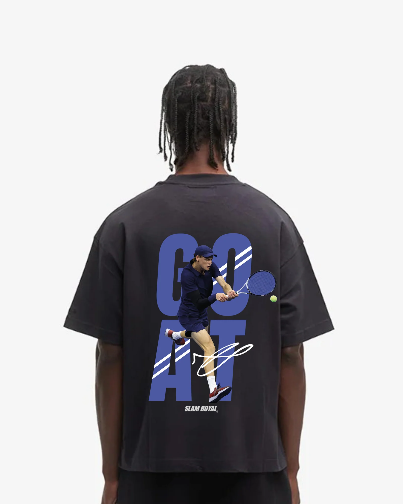 Jannik Sinner Goat Merch Oversized Shirt