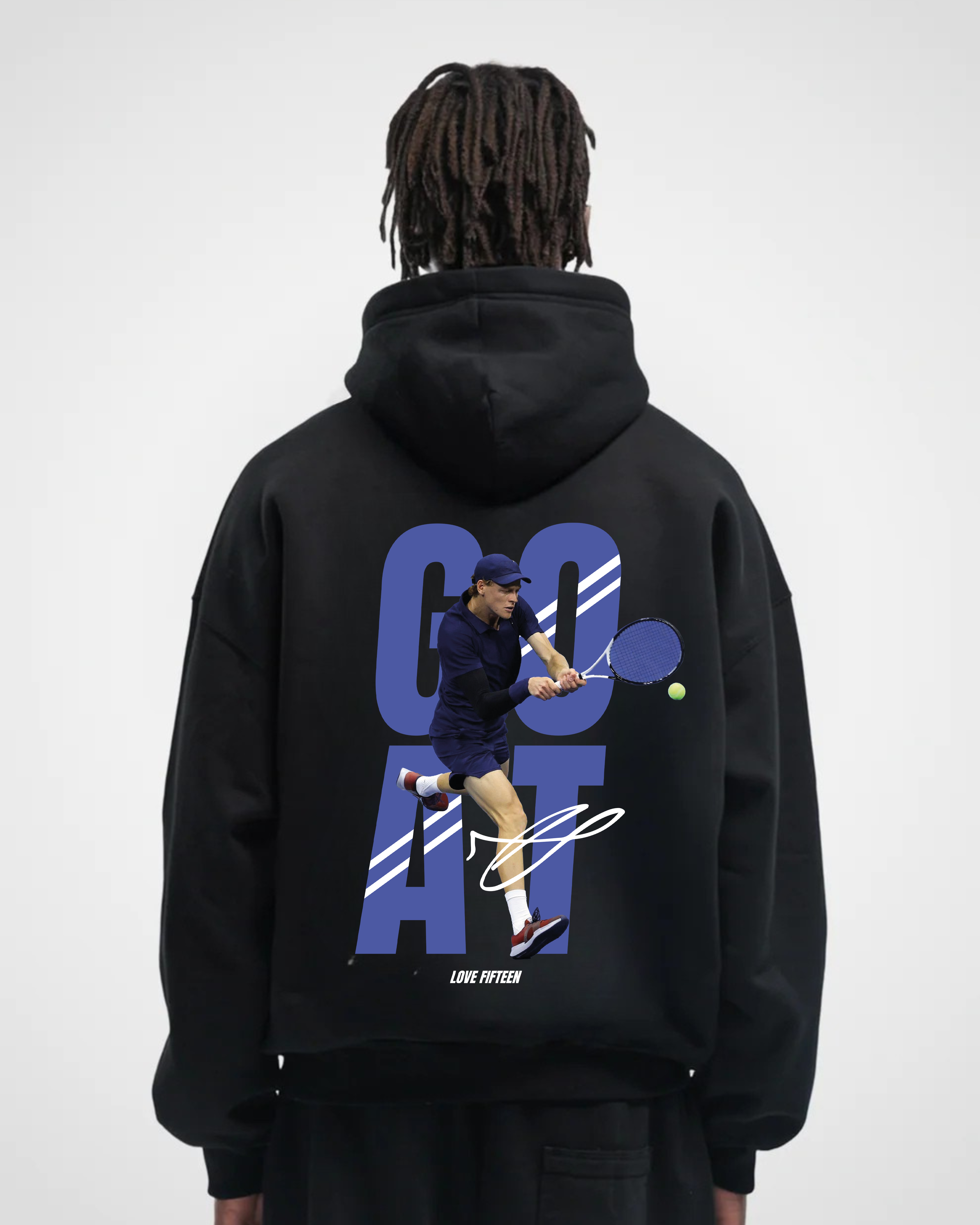 Jannik Sinner Goat Merch Oversized Hoodie