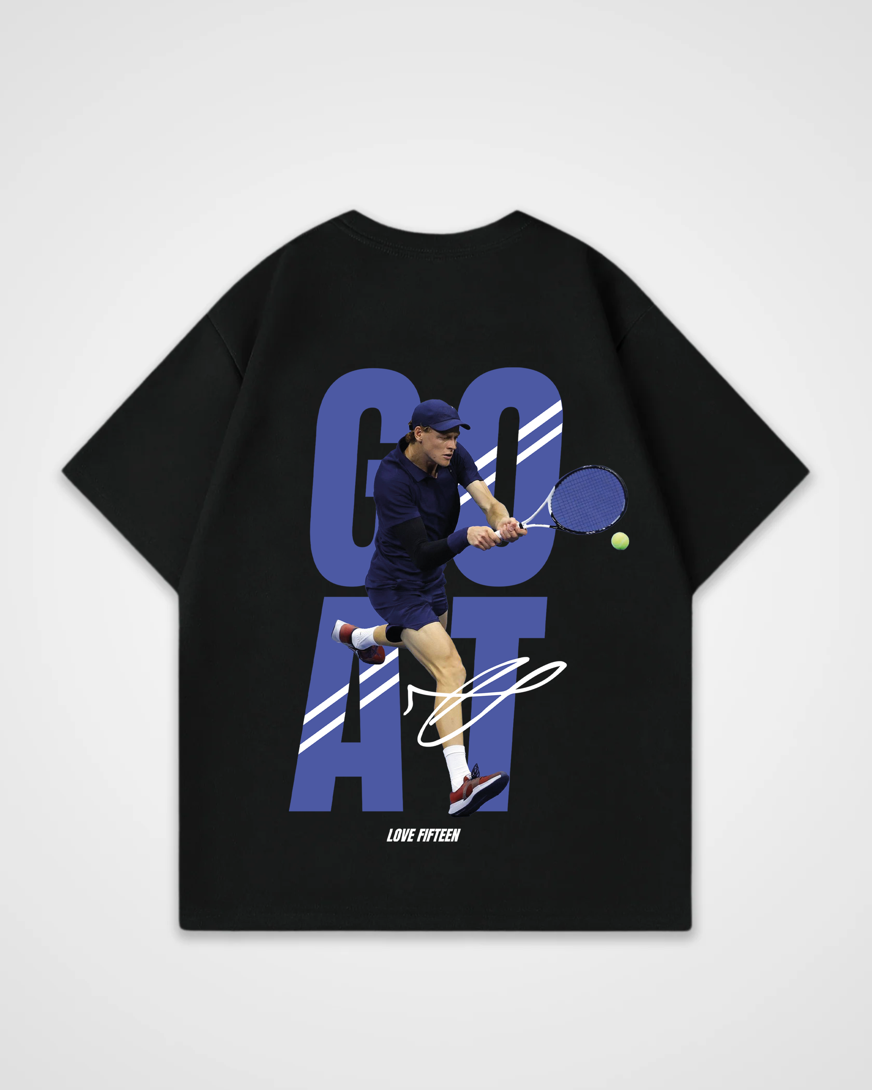 Jannik Sinner Goat Merch Oversized Shirt