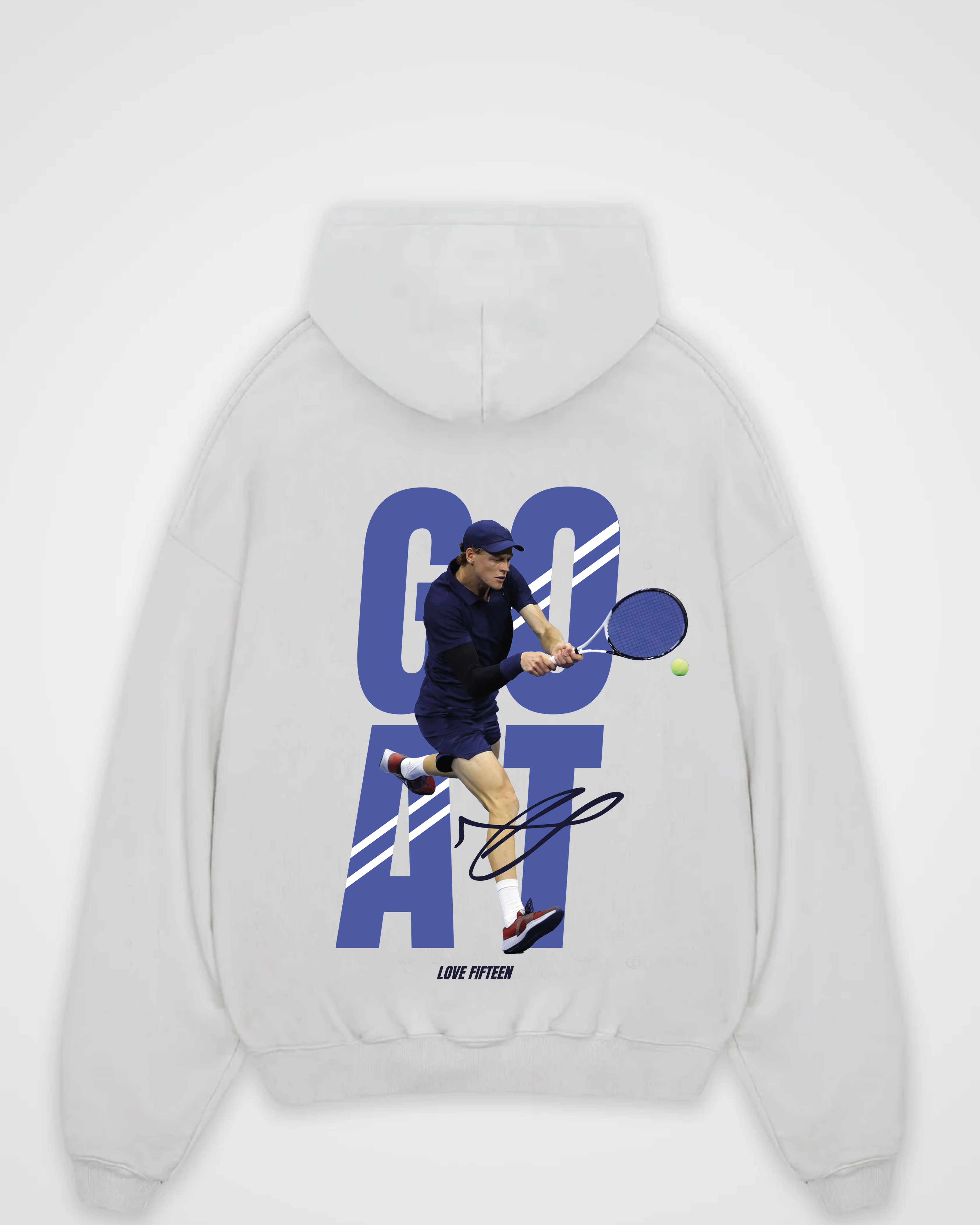 Jannik Sinner Goat Merch Oversized Hoodie