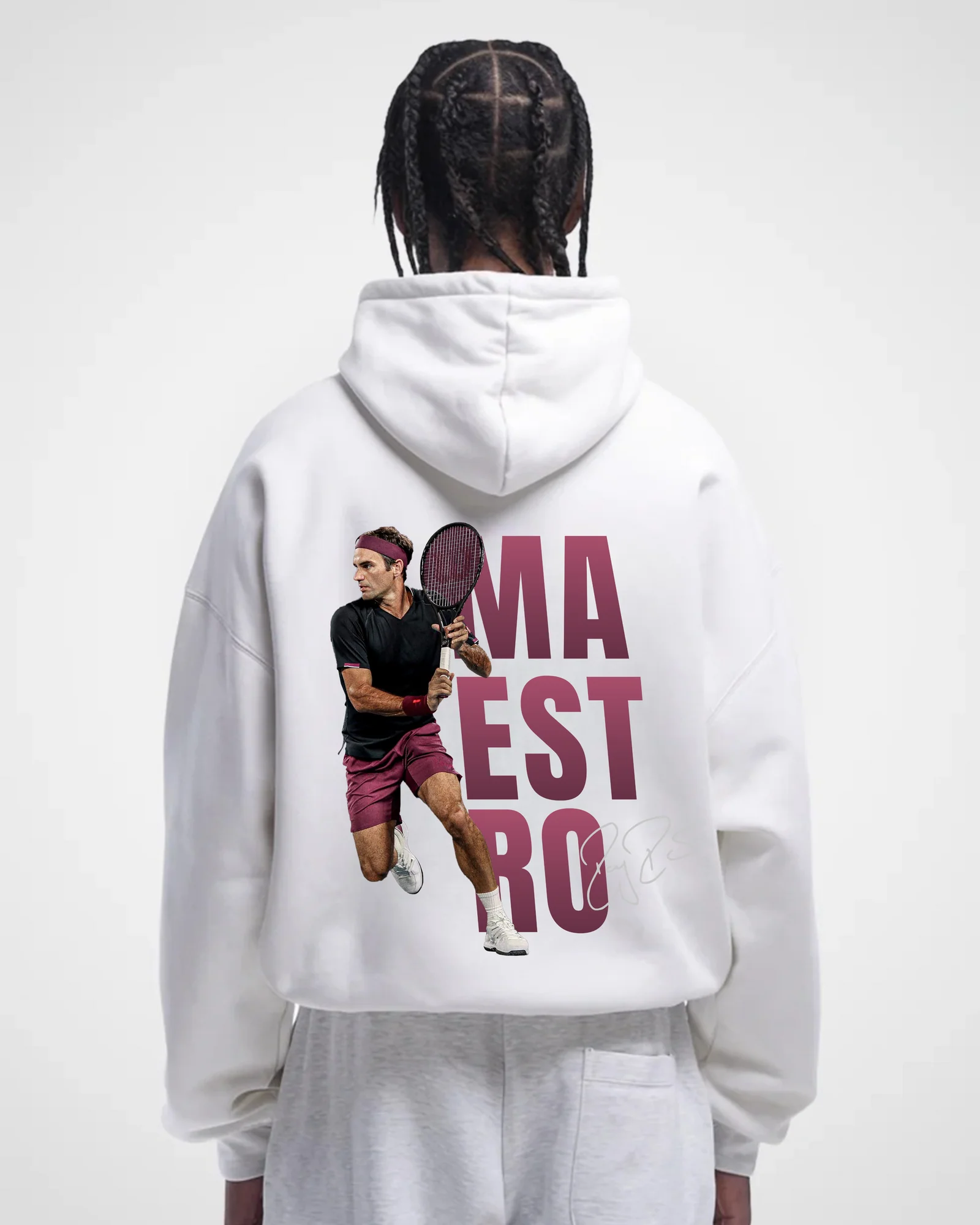 Roger Federer Maestro Oversized Hoodie