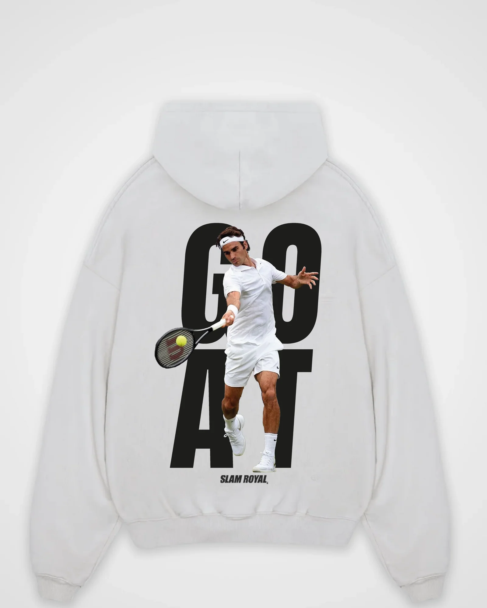 Roger Federer Goat Merch Oversized Hoodie
