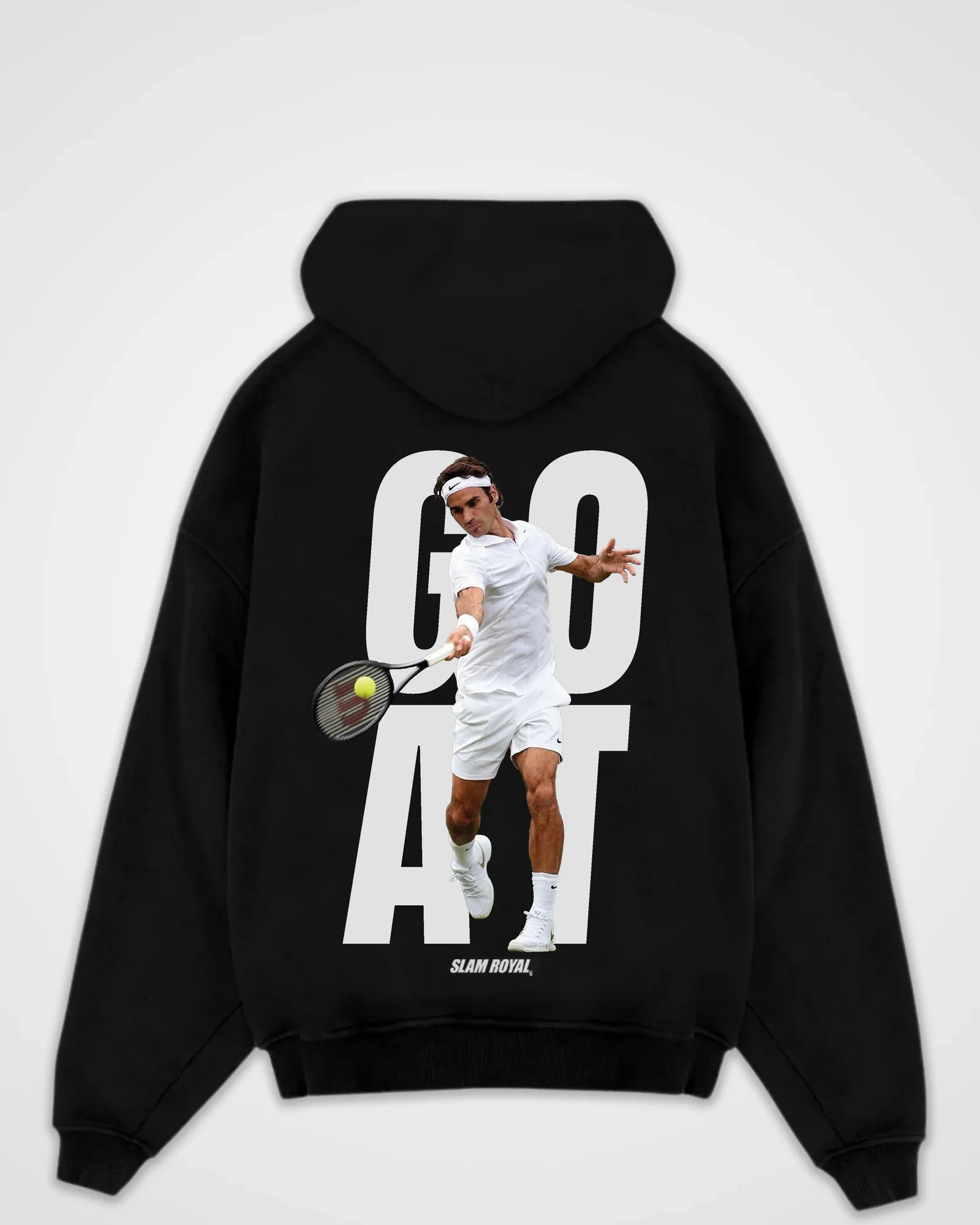 Roger Federer Goat Merch Oversized Hoodie