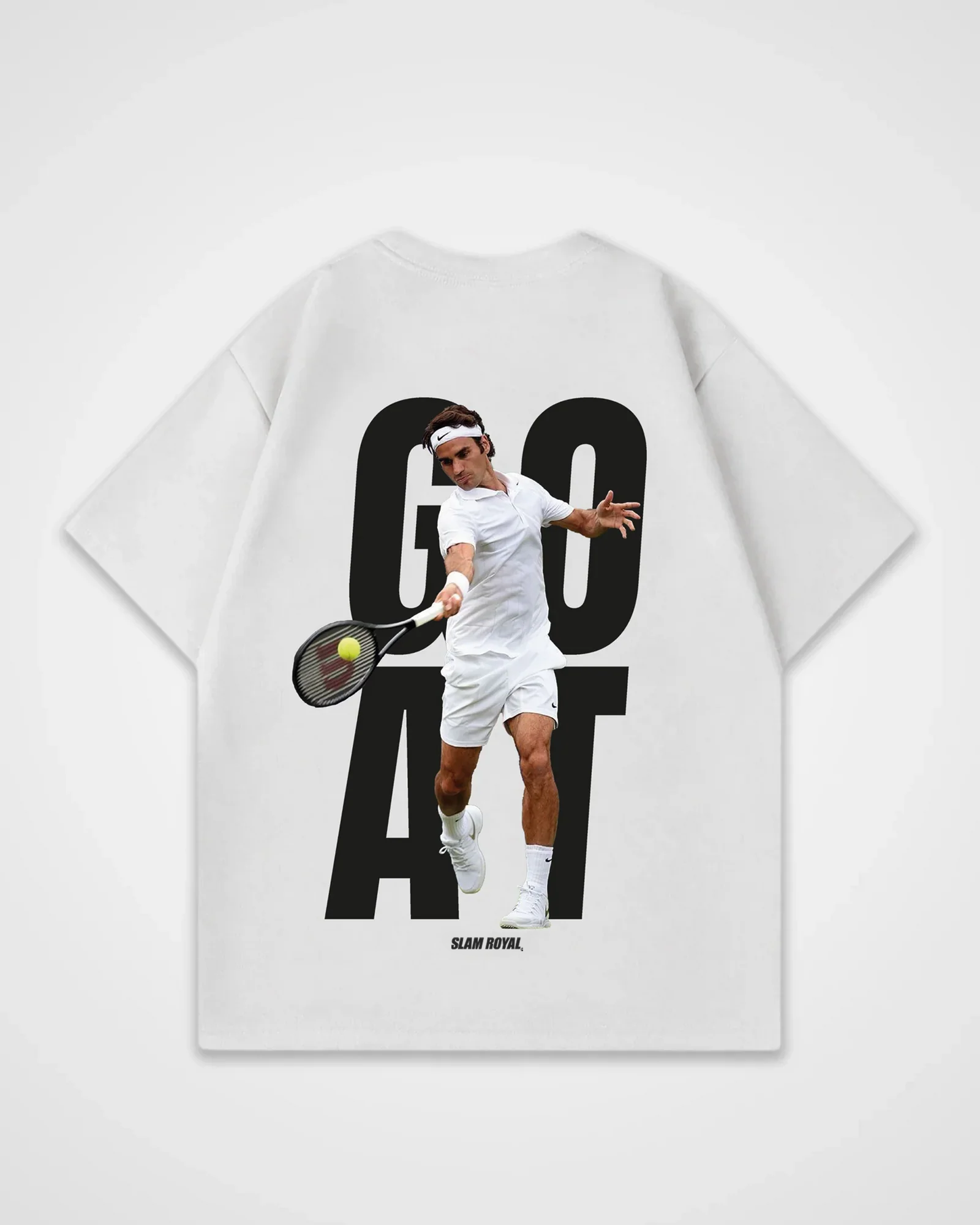 Roger Federer GOAT Merch Oversized Shirt
