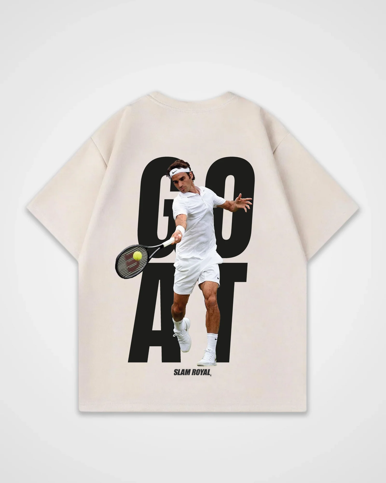 Roger Federer GOAT Merch Oversized Shirt