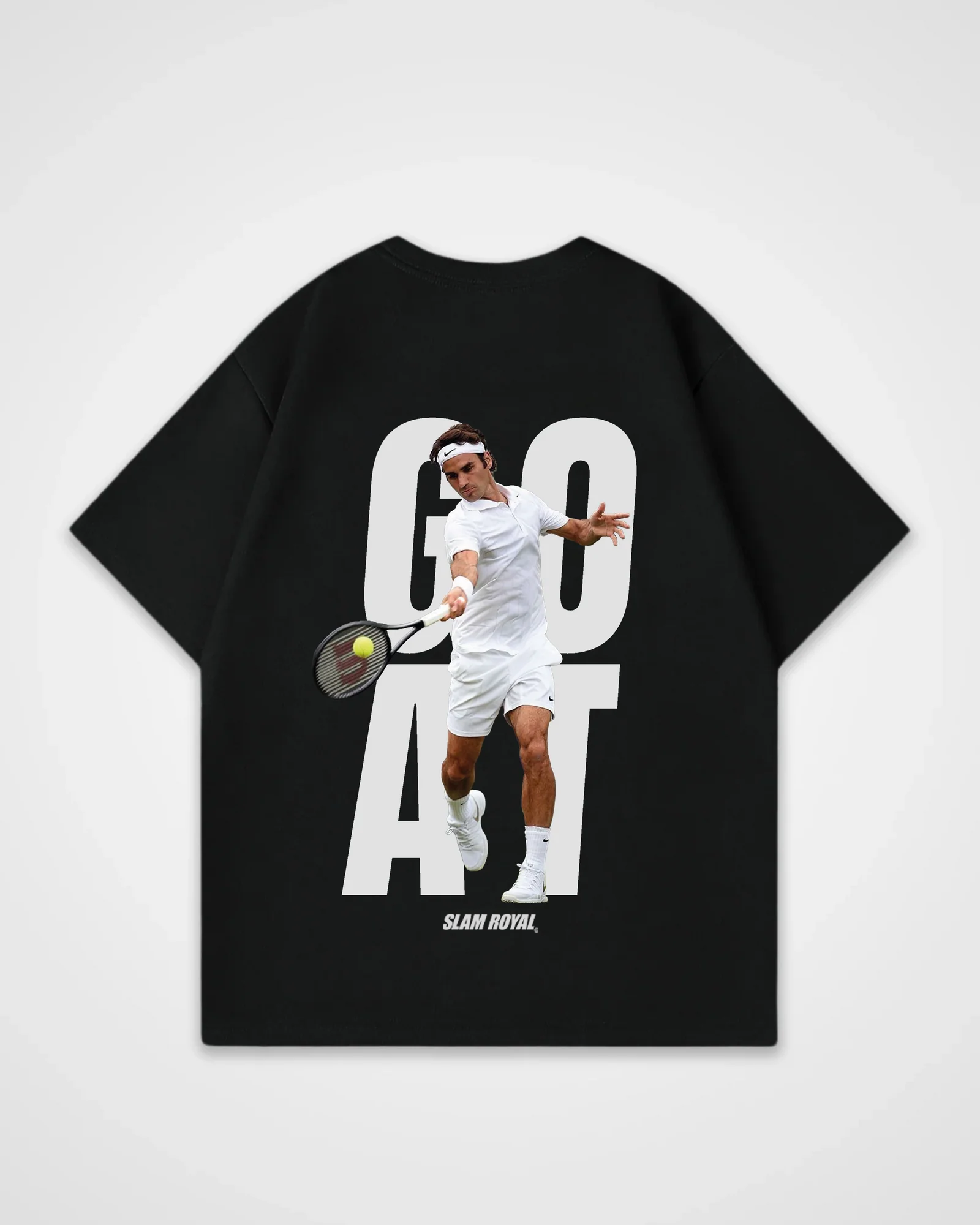 Roger Federer GOAT Merch Oversized Shirt