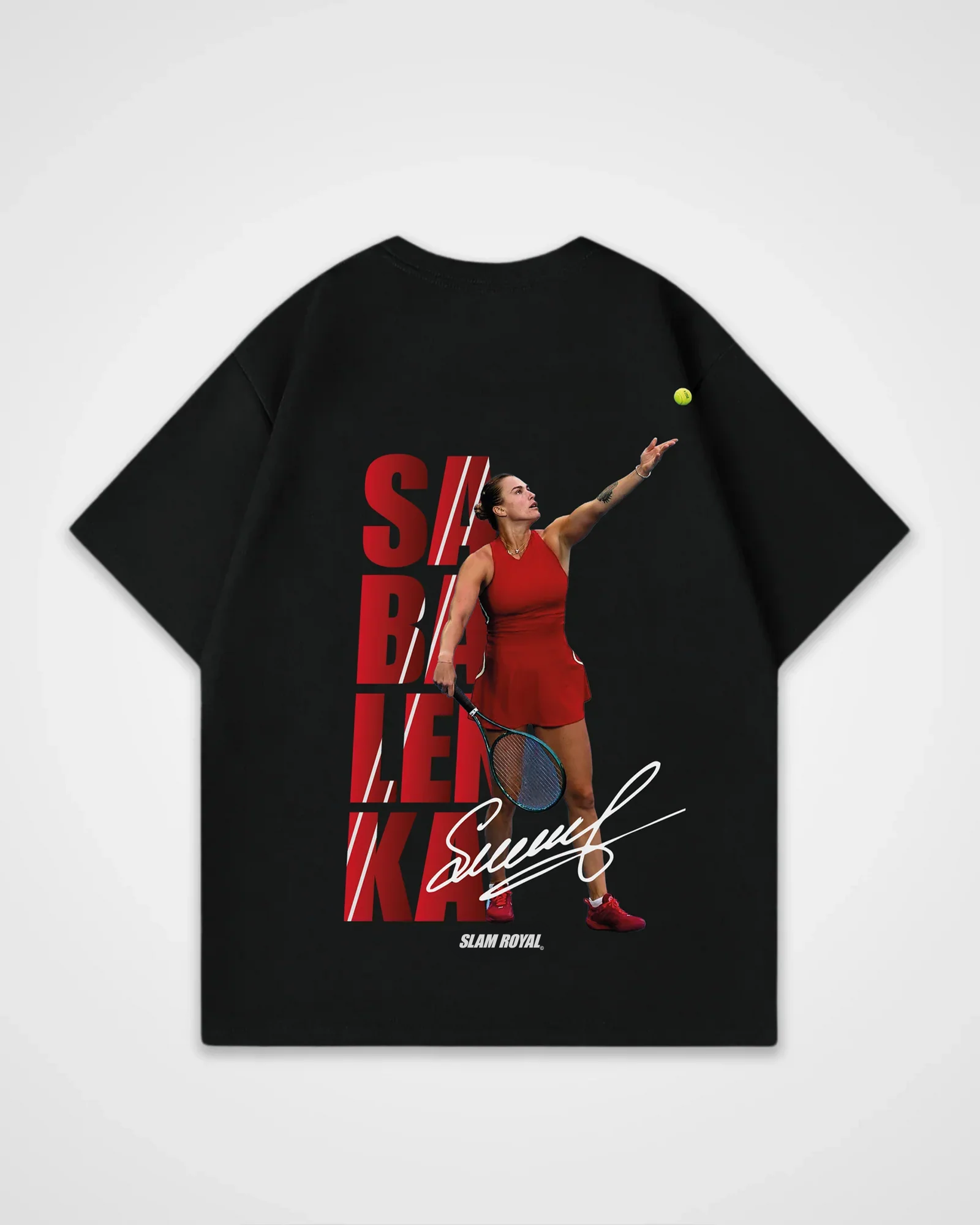 Aryna Sabalenka Red Oversized Shirt